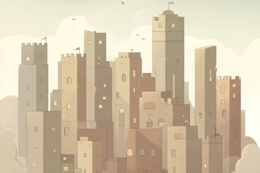sref 947 | a city