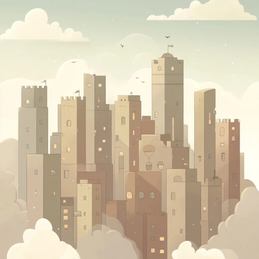 sref 947 | a city