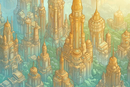 sref 96 | a city