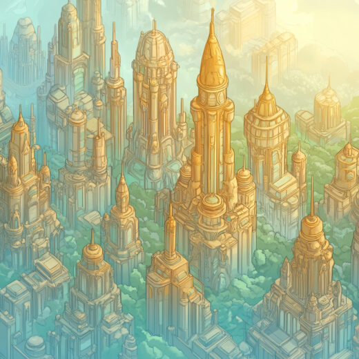 sref 96 | a city