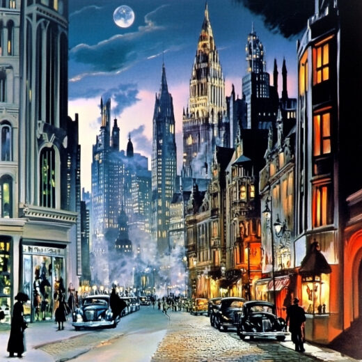 sref 977 | a city