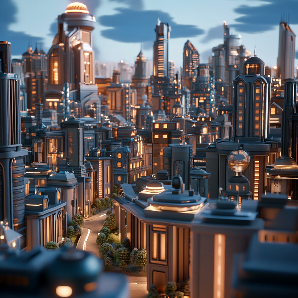 sref 981 | a city
