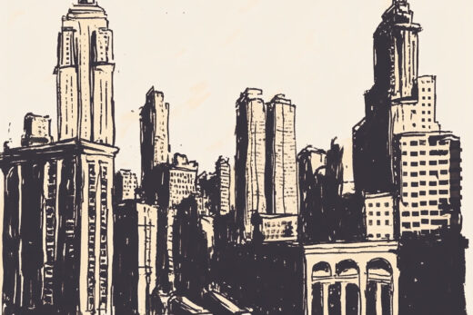 sref 982 | a city
