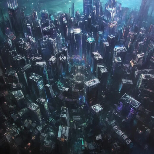 sref 984 | a city