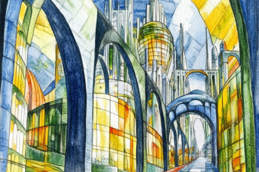 sref 986 | a city