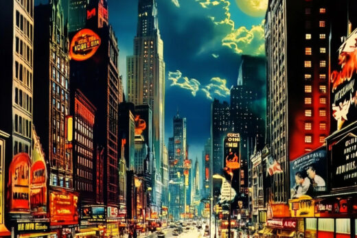 sref 989 | a city