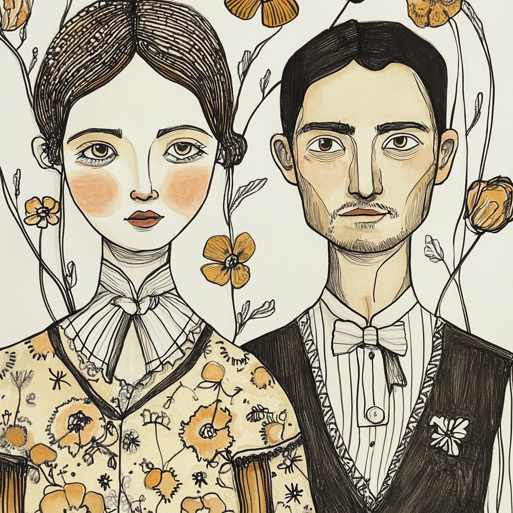 sref 480 | a married couple