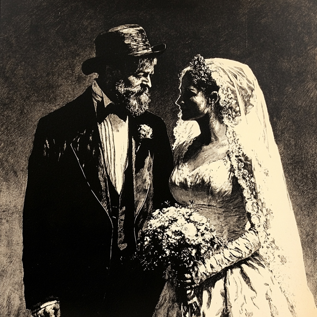sref 682 | a married couple