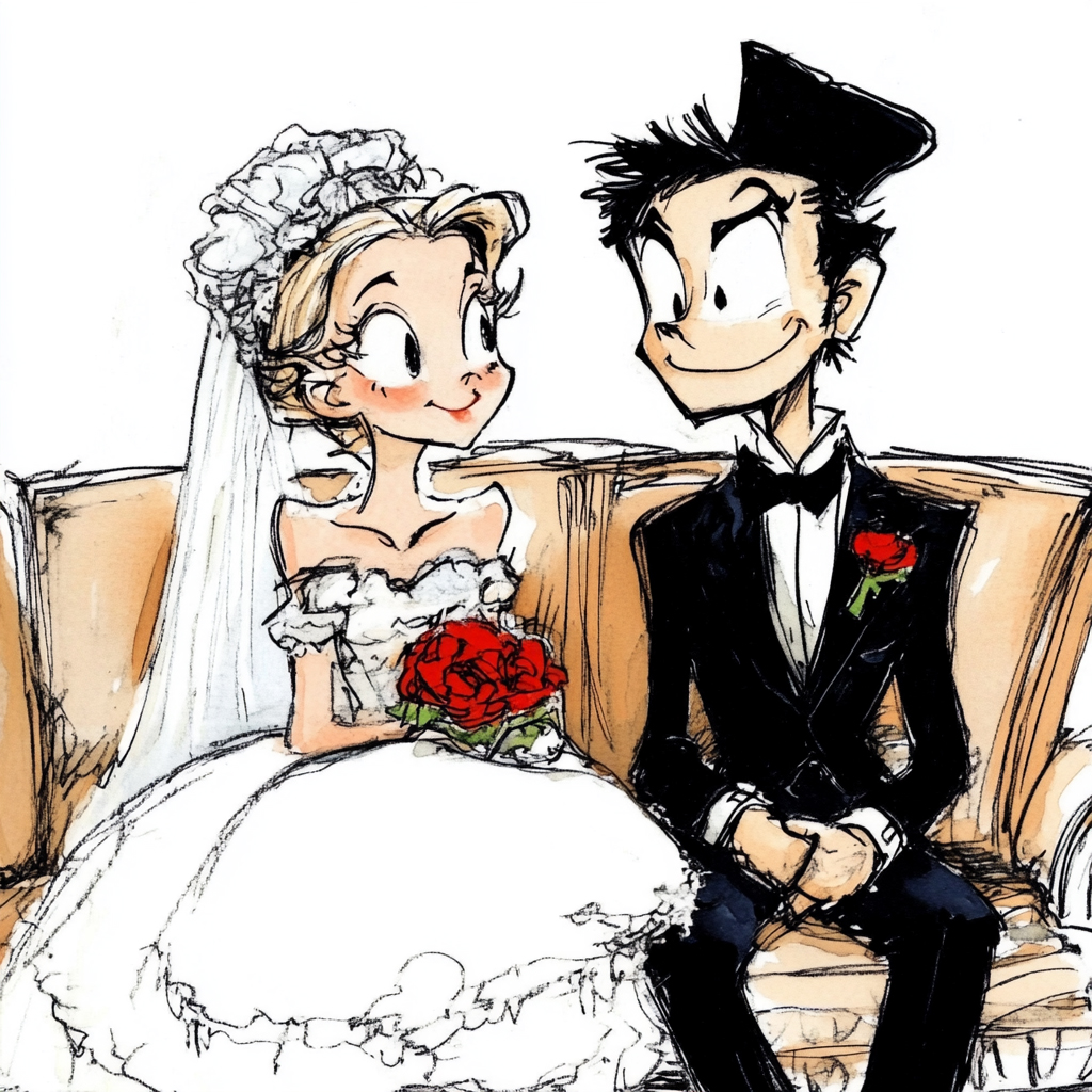 sref 736 | a married couple