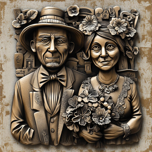 sref 931 | a married couple