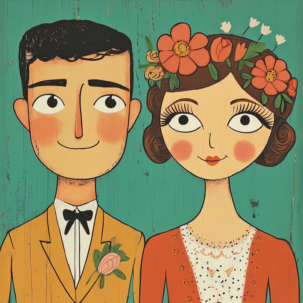 sref 954 | a married couple