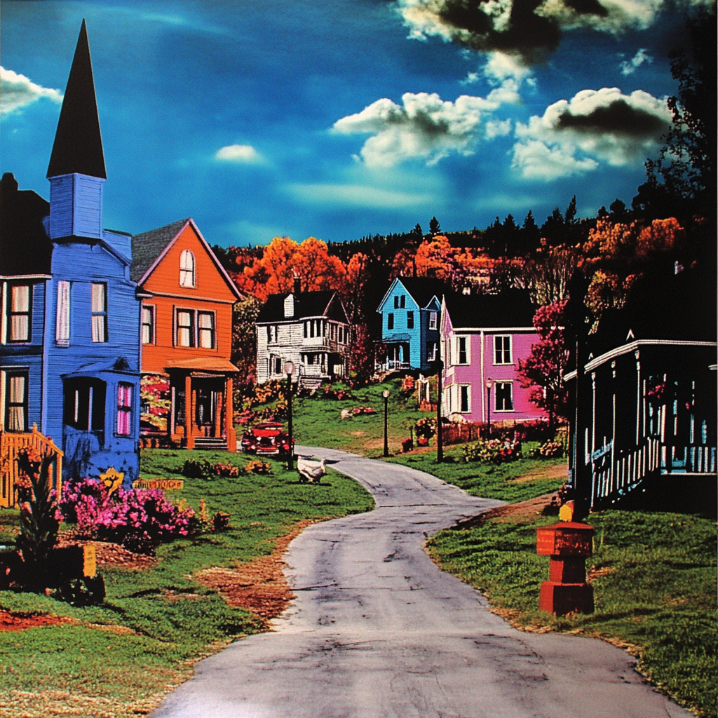 sref 104 | a town