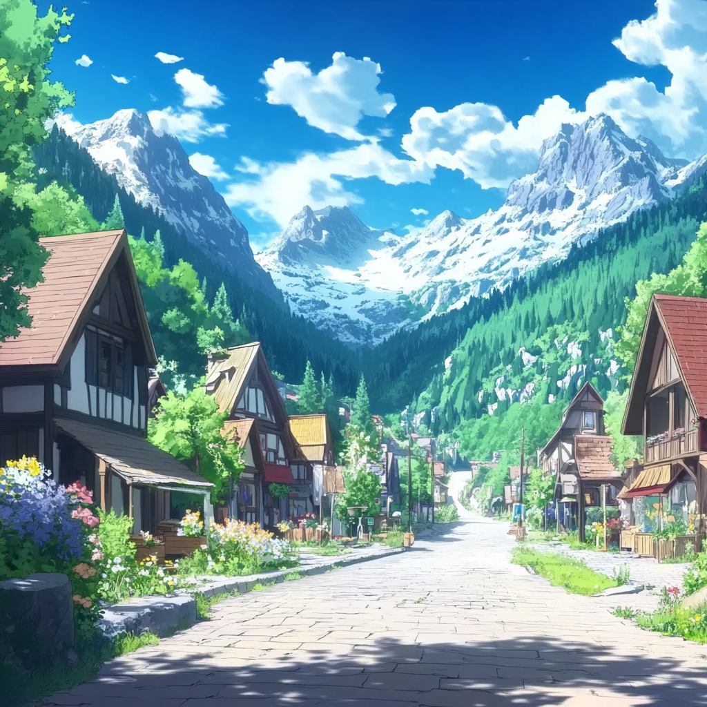 sref 106 | a town