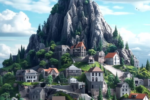 sref 112 | a town