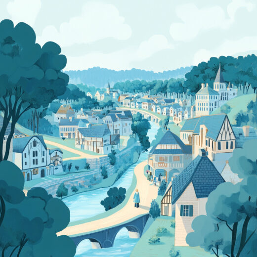 sref 118 | a town