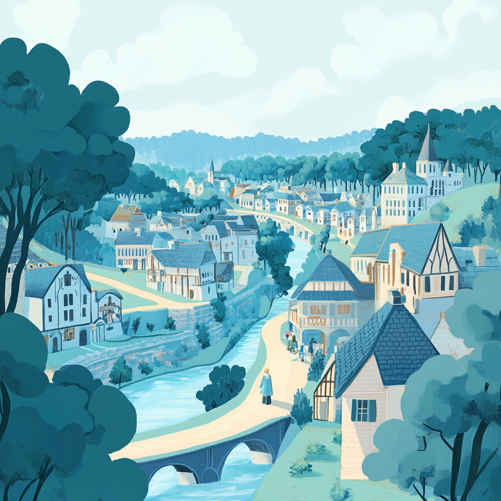 sref 118 | a town