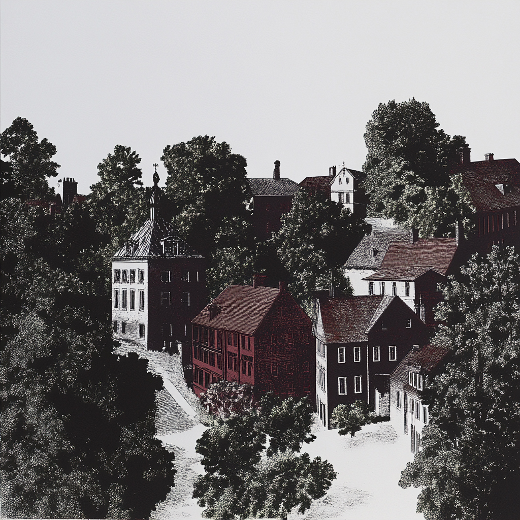 sref 120 | a town