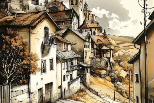 sref 124 | a town