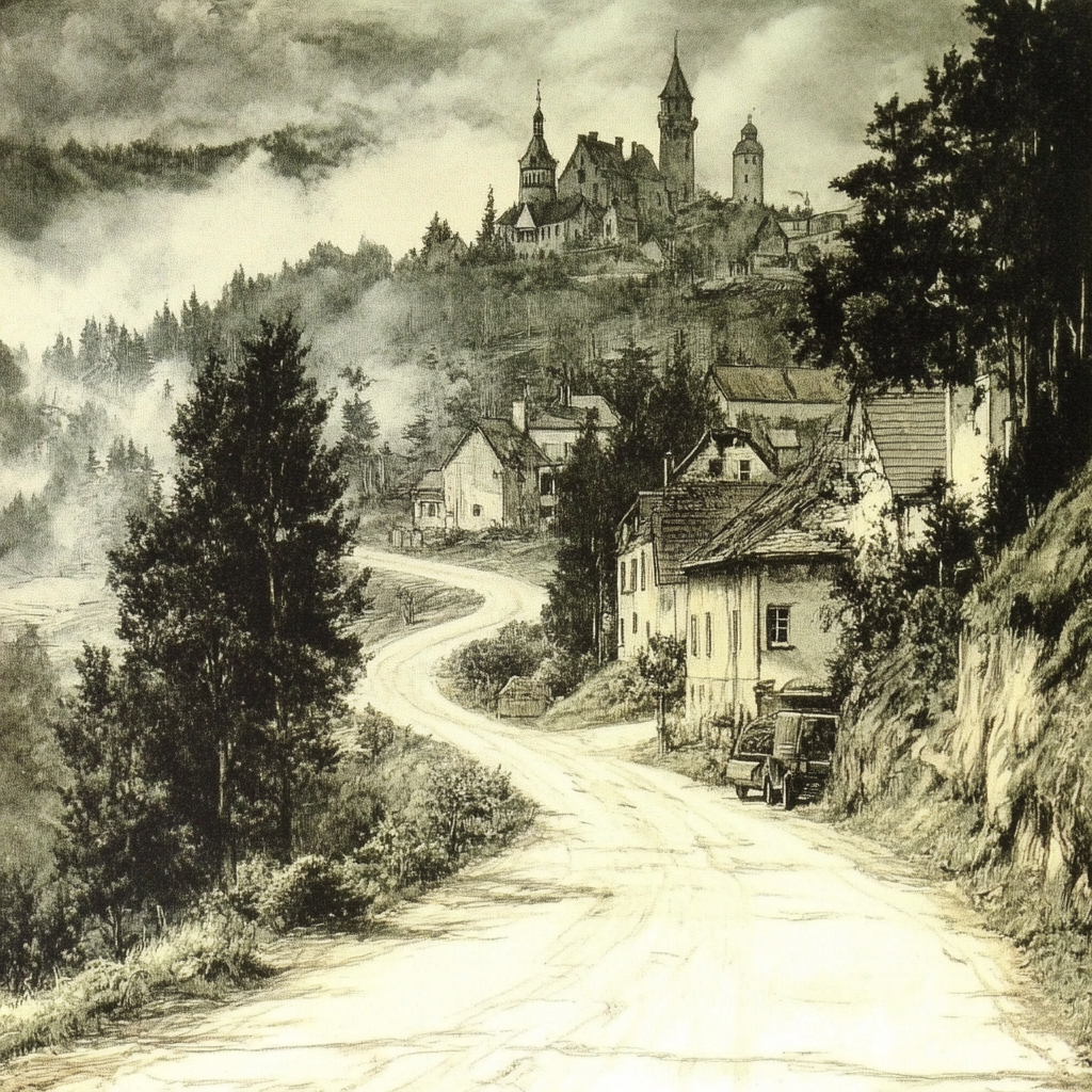 sref 127 | a town