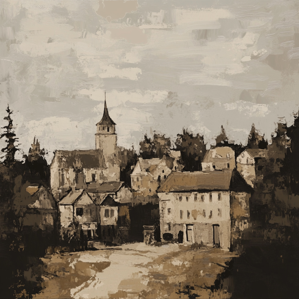 sref 128 | a town