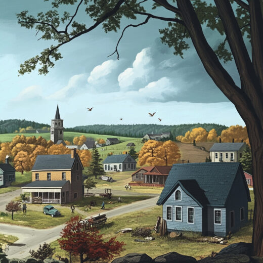 sref 130 | a town