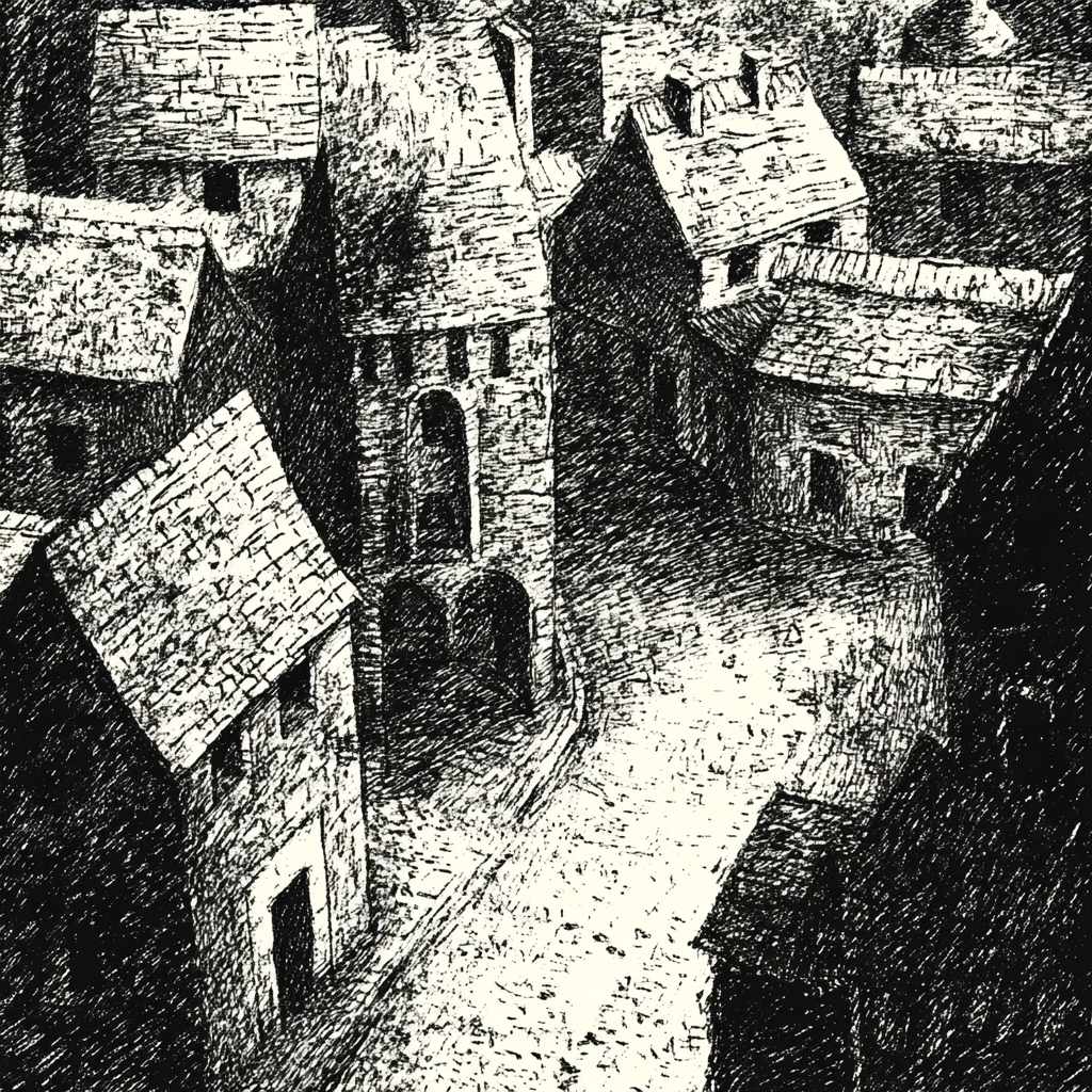 sref 144 | a town