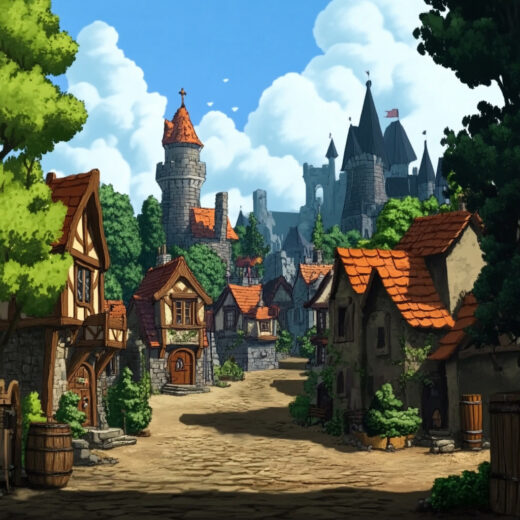sref 146 | a town