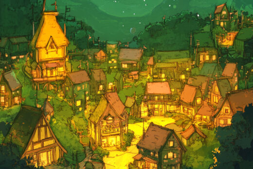 sref 152 | a town