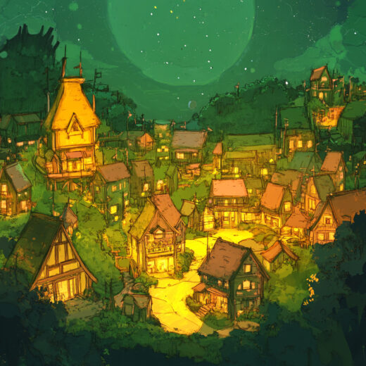 sref 152 | a town