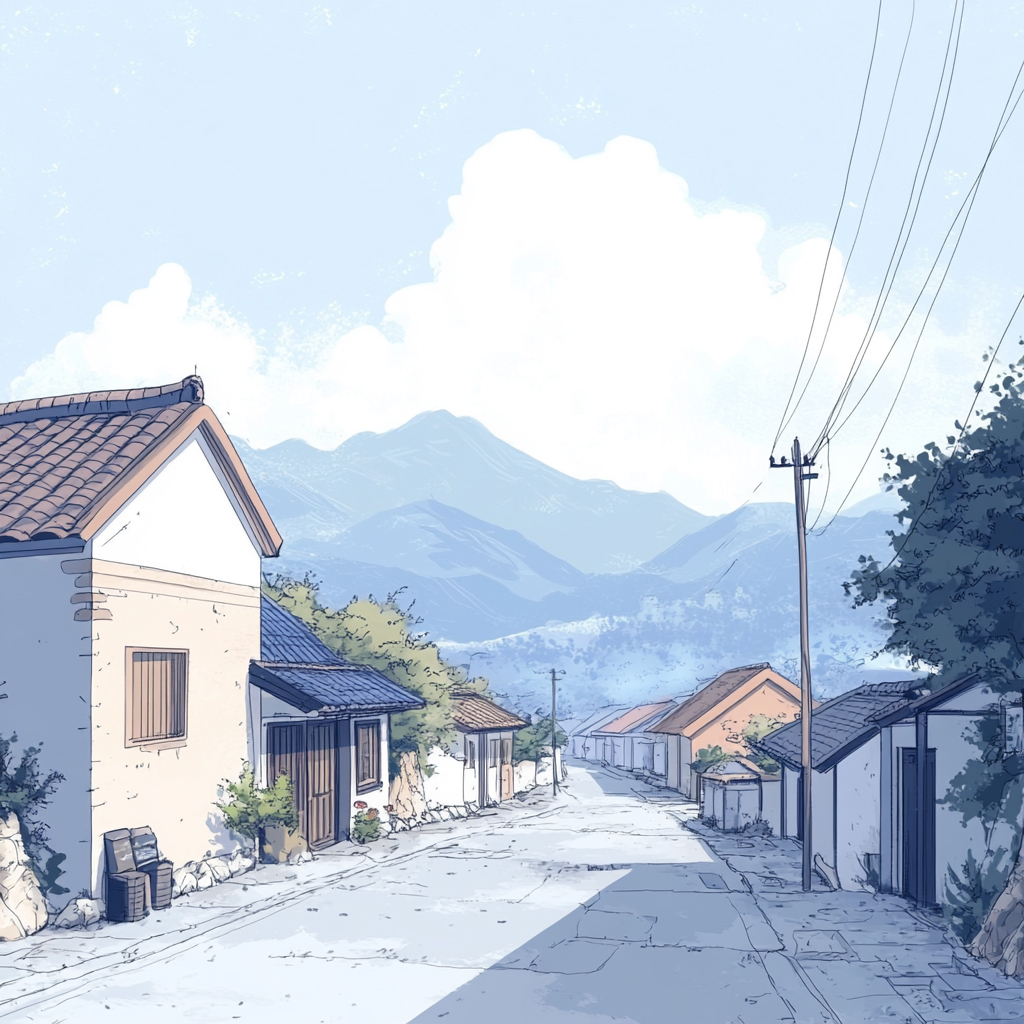 sref 153 | a town