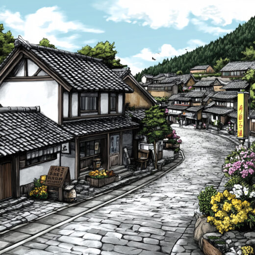 sref 166 | a town