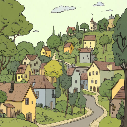 sref 169 | a town