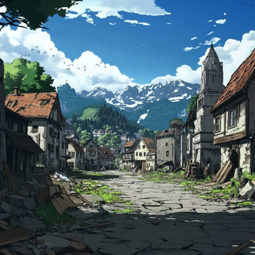 sref 16 | a town