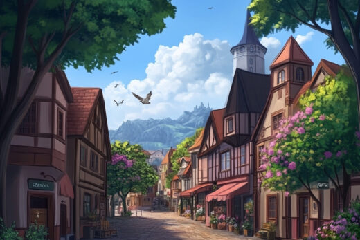 sref 172 | a town