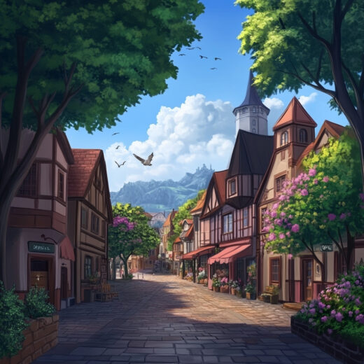 sref 172 | a town