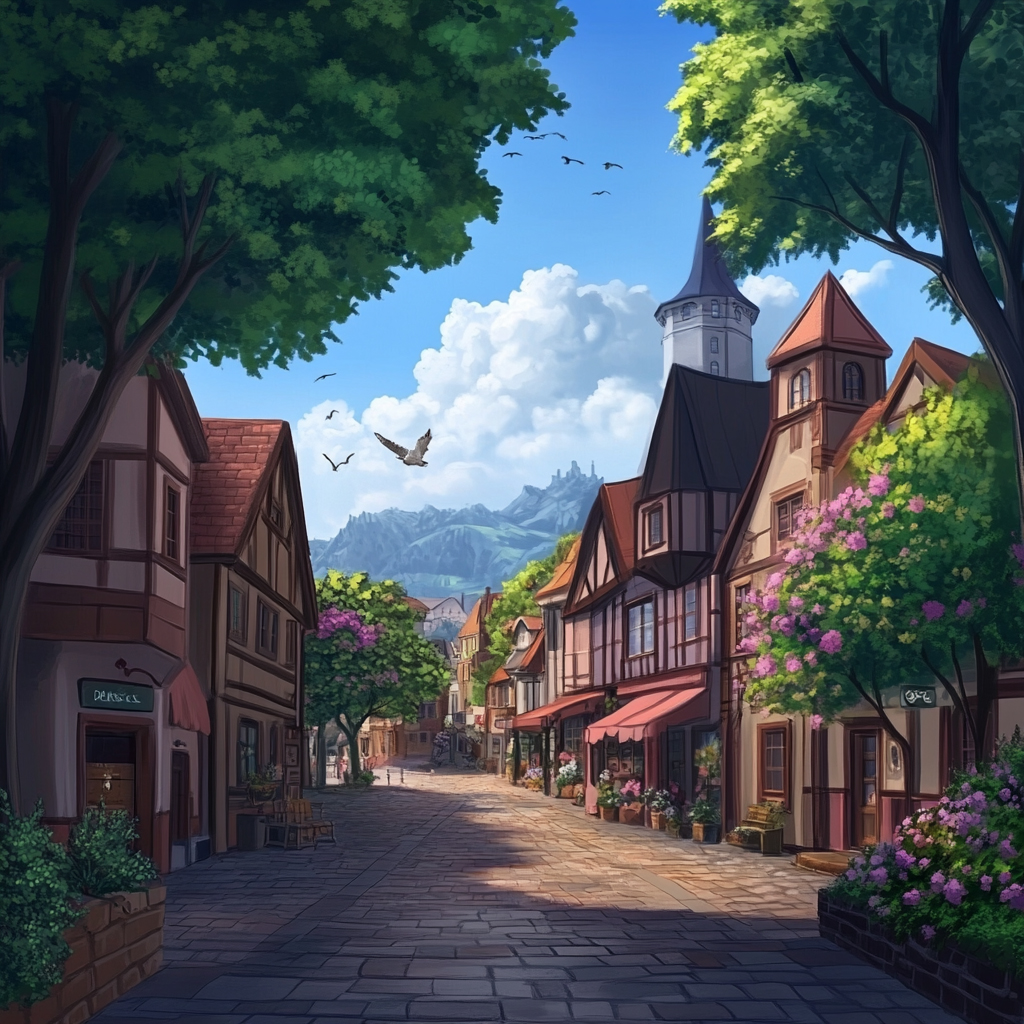 sref 172 | a town
