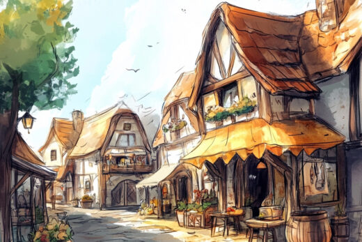 sref 177 | a town