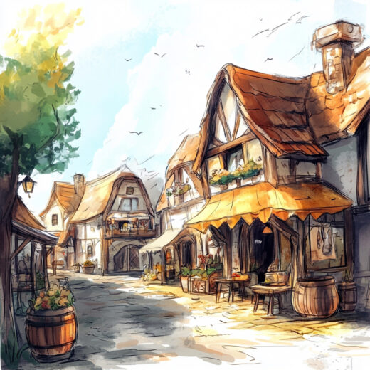 sref 177 | a town