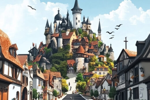 sref 17 | a town