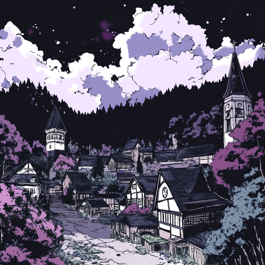 sref 188 | a town