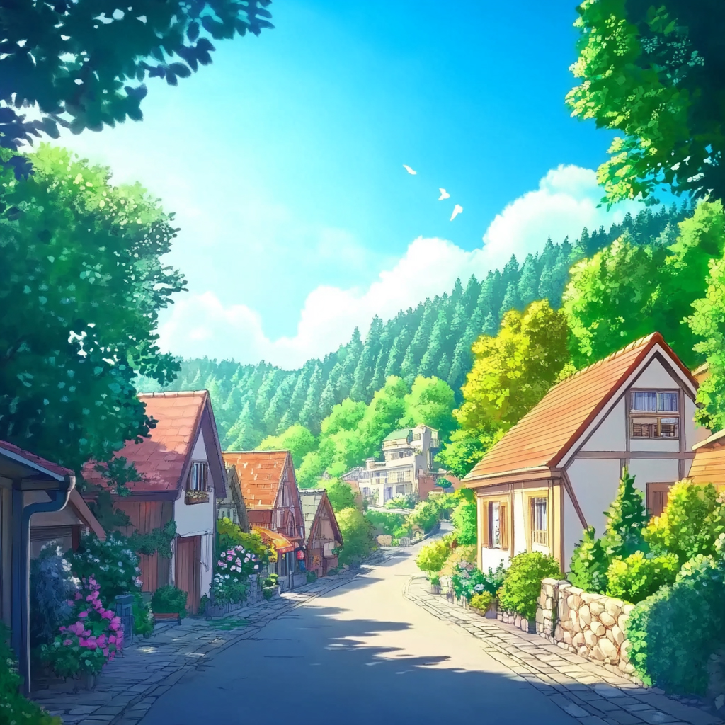 sref 195 | a town
