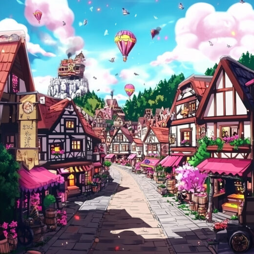 sref 1 | a town