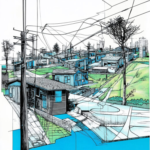 sref 206 | a town