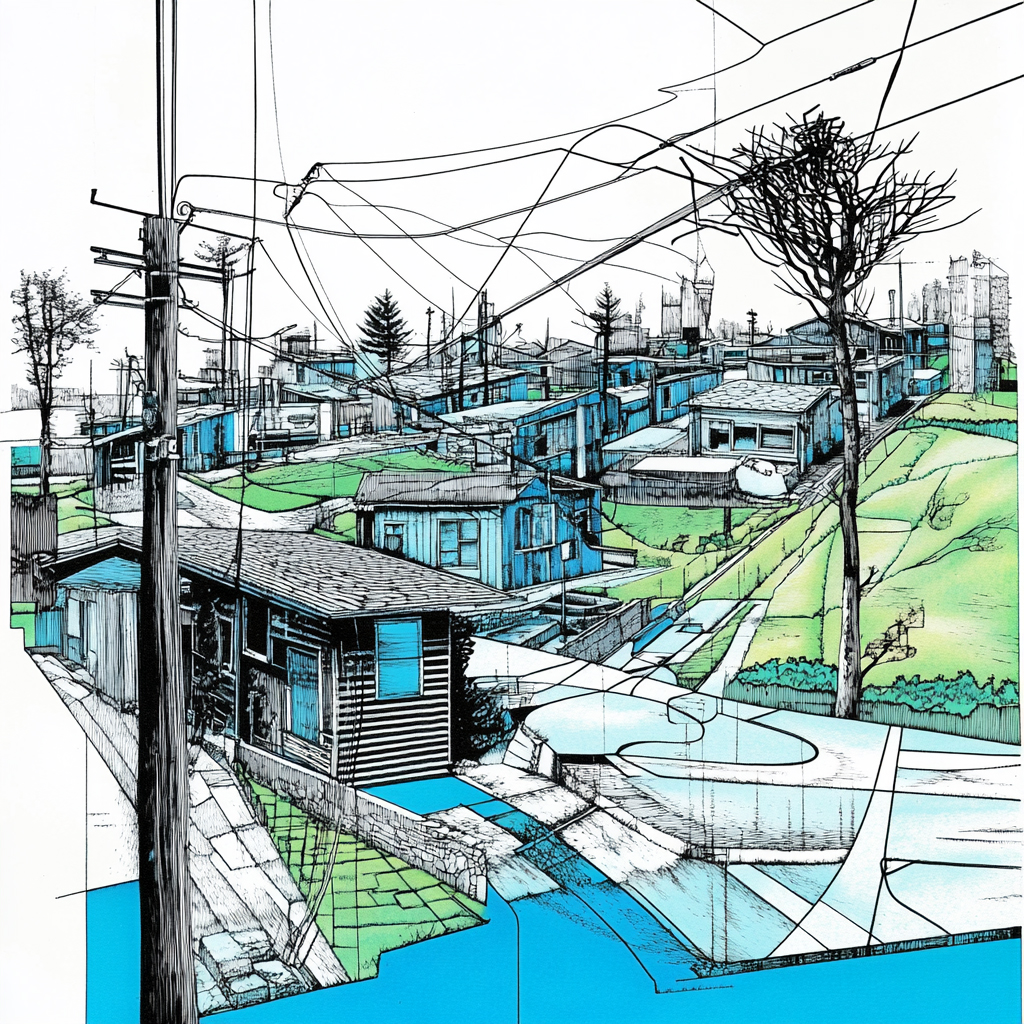 sref 206 | a town