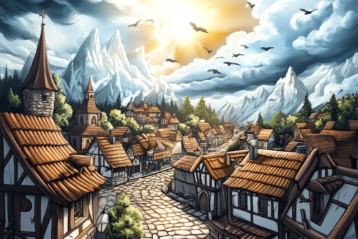 sref 20 | a town