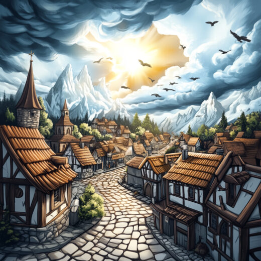 sref 20 | a town