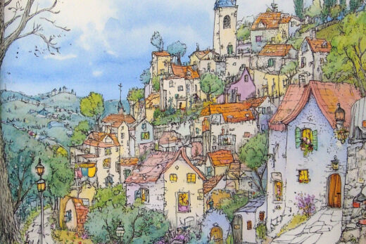 sref 211 | a town