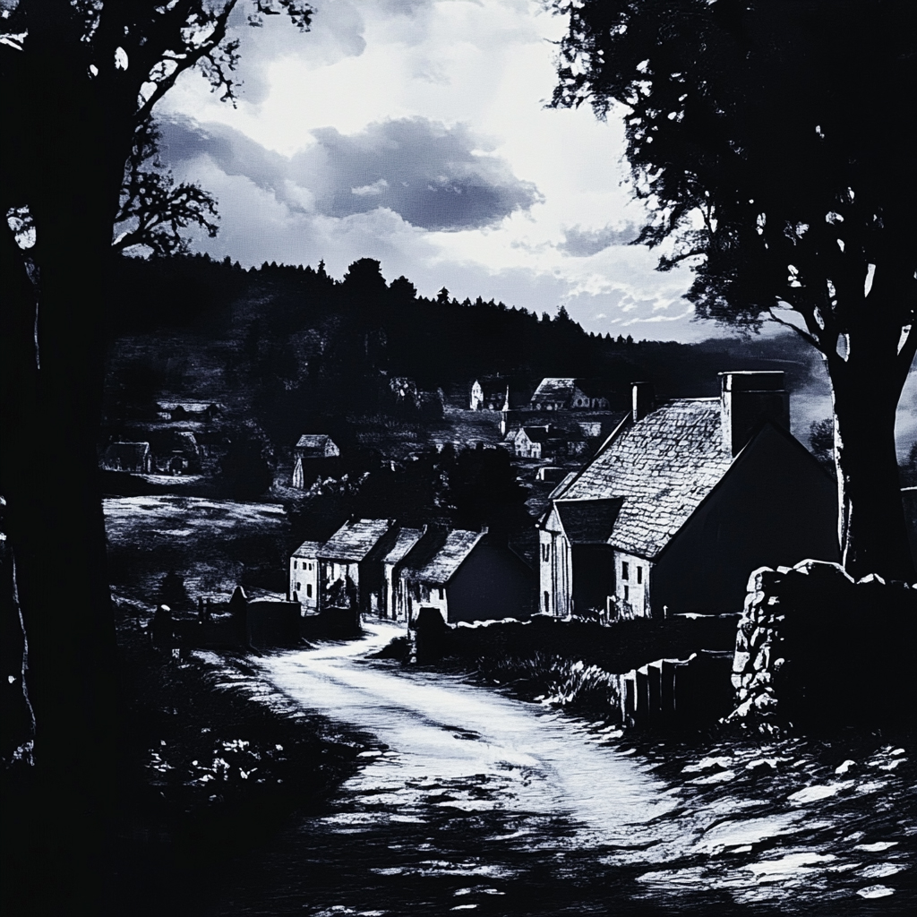 sref 212 | a town