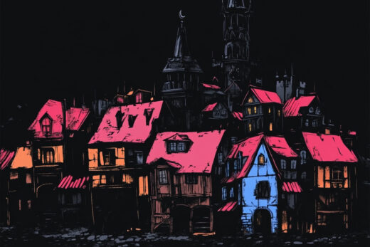 sref 214 | a town