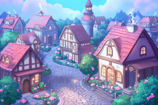 sref 227 | a town